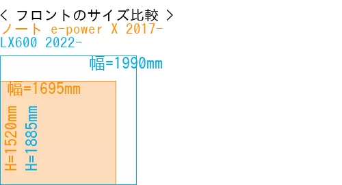 #ノート e-power X 2017- + LX600 2022-